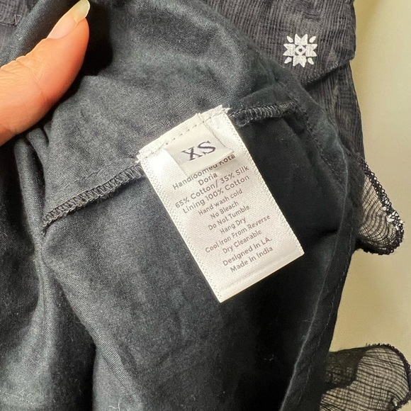 Intermix St. Roche Estrella Tiered beaded silk cotton Halter Dress - Picture 5 of 10